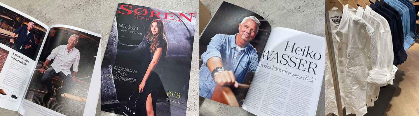 Interview mit Heiko Wasser im Søren Fashion Magazin
